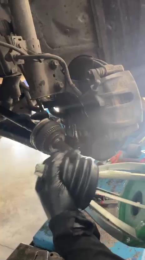 Fuelle nuevo montado en la máquina expansora